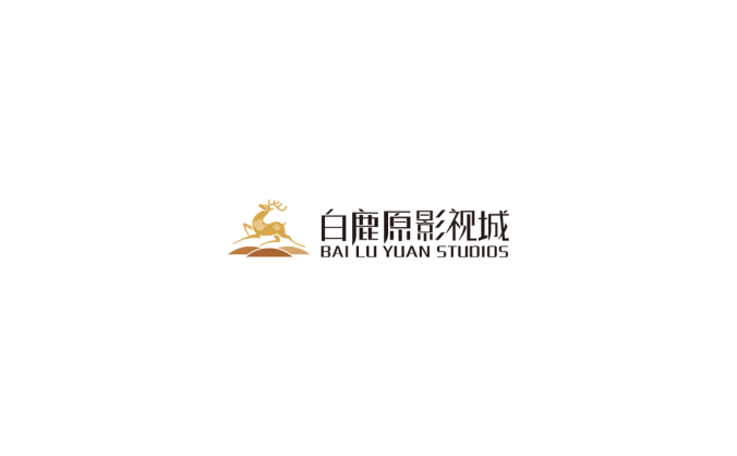 白鹿原影视城logo标志矢量图