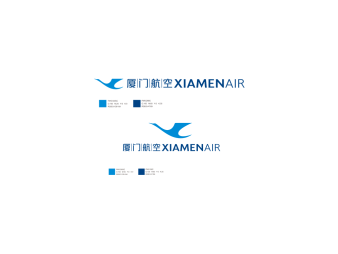 厦门航空标志矢量图