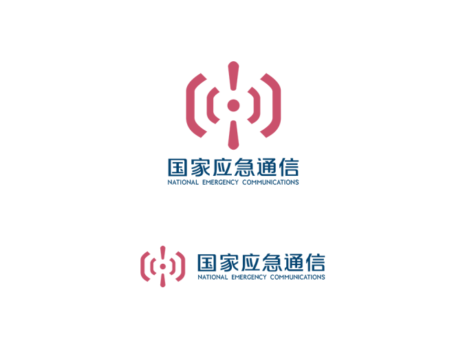 国家应急通信logo矢量图