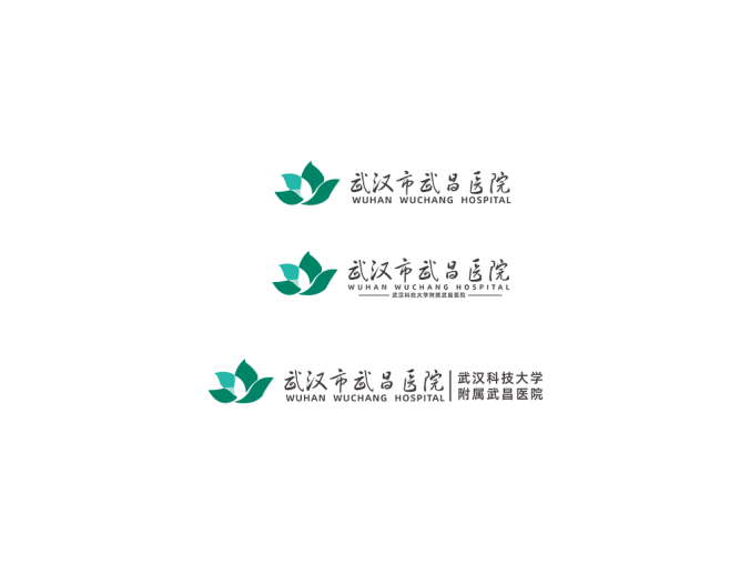 武汉市武昌医院logo标志矢量图