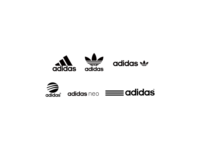 著名运动品牌阿迪达斯adidas标志矢量图
