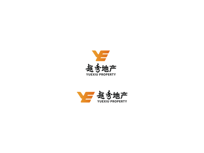 越秀地产logo标志矢量图