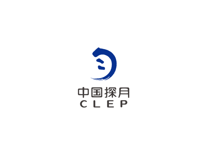 中国探月logo标志矢量图