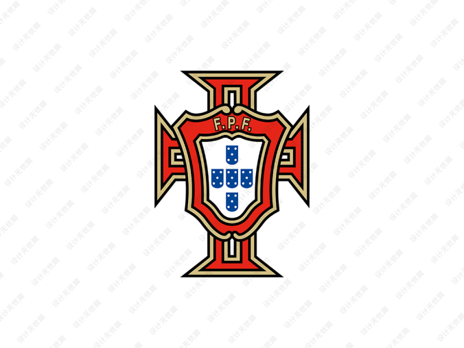 葡萄牙国家足球队队徽标志矢量图