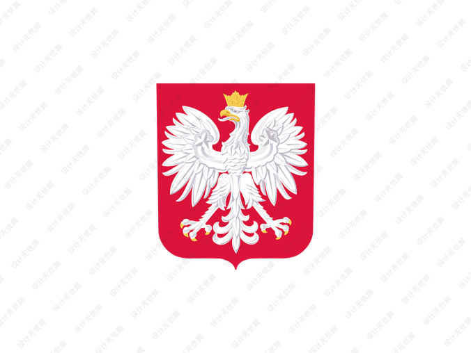 波兰国家足球队队徽标志矢量图