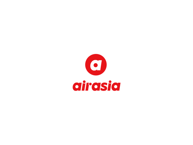 AirAsia亚洲航空公司logo标志矢量图