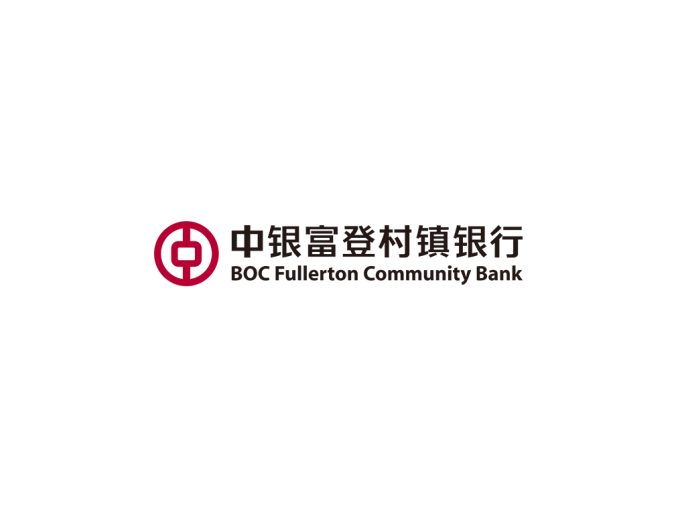 中银富登村镇银行logo标志矢量图
