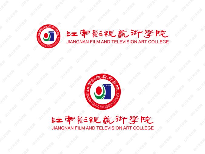 江南影视艺术学院logo标志矢量图