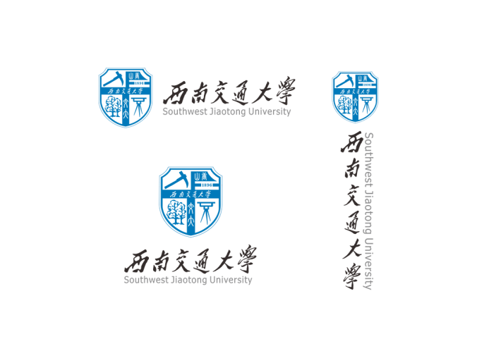大学校徽系列: 西南交通大学标志矢量图