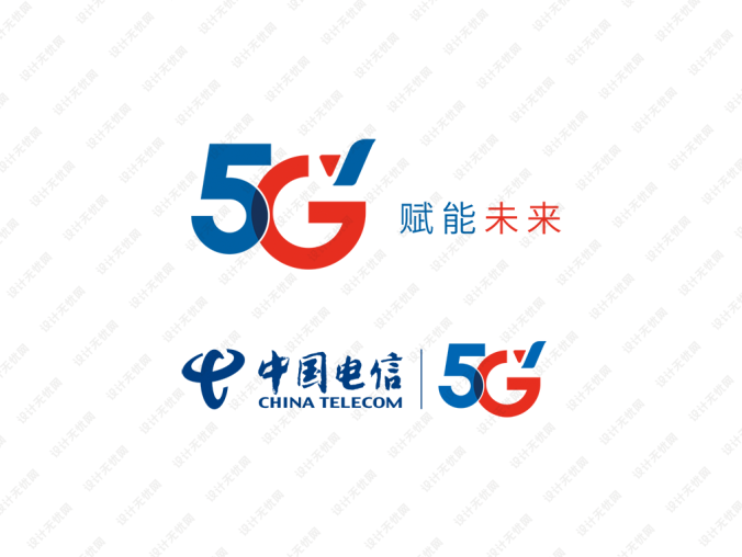 中国电信5G logo标志矢量图