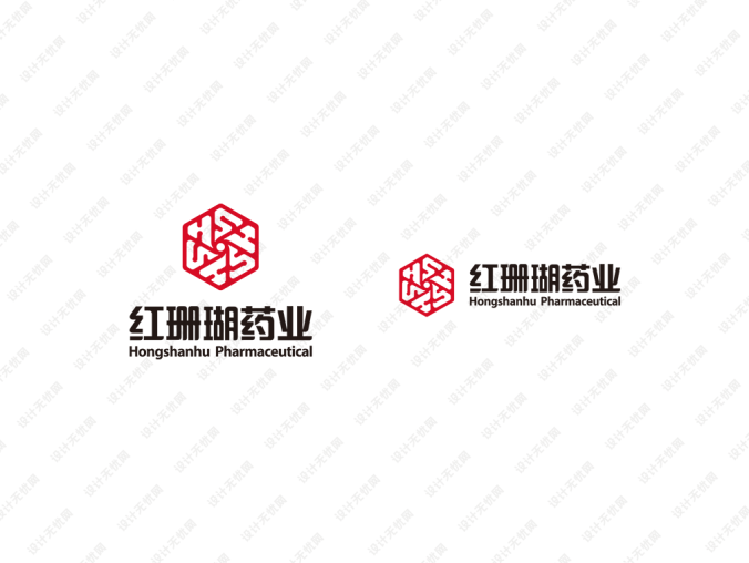 红珊瑚药业logo标志矢量图