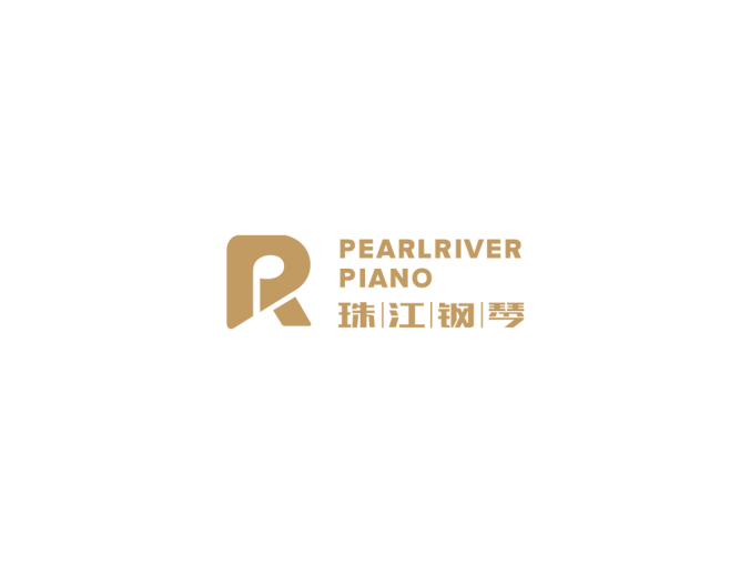 珠江钢琴logo标志矢量图