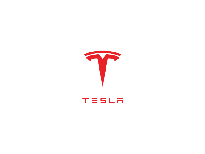 特斯拉TESLA汽车标志矢量图