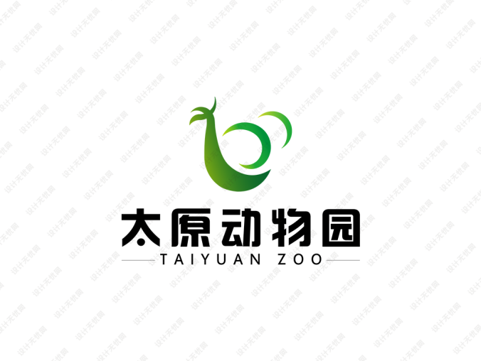 太原动物园logo标志矢量图