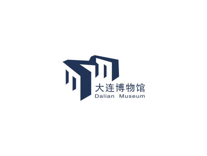 大连博物馆logo矢量图