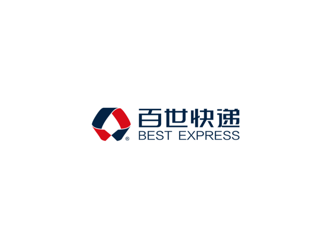 百世快递标志矢量图