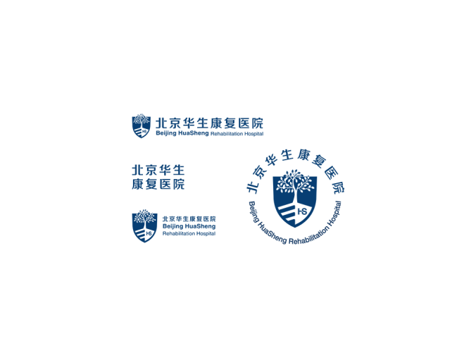 北京华生康复医院logo标志矢量图