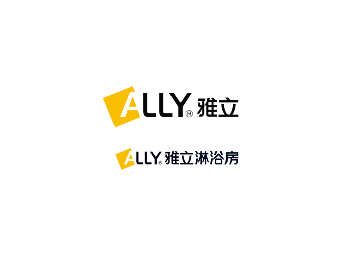 雅立淋浴房logo标志矢量图