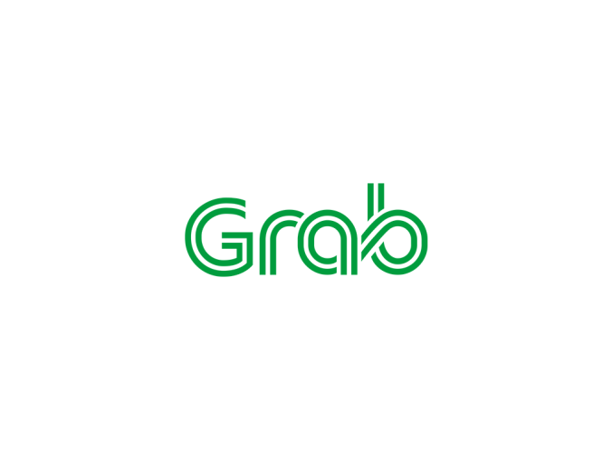 东南亚网约车和送餐平台Grab标志矢量图
