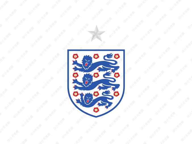英格兰国家足球队队徽标志矢量图
