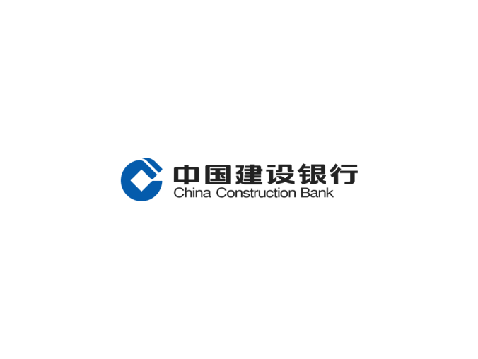 中国建设银行标志矢量图