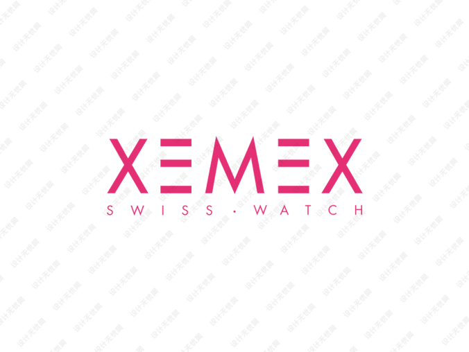 世界名表: xemex尚美手表标志矢量图