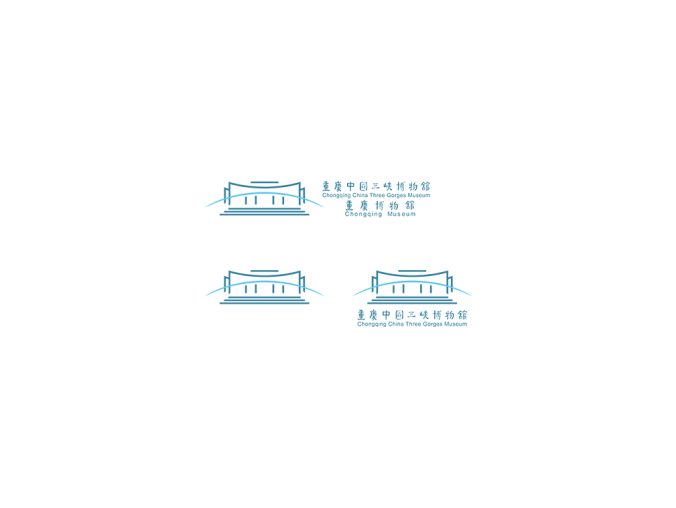 重庆博物馆，重庆中国三峡博物馆logo矢量图