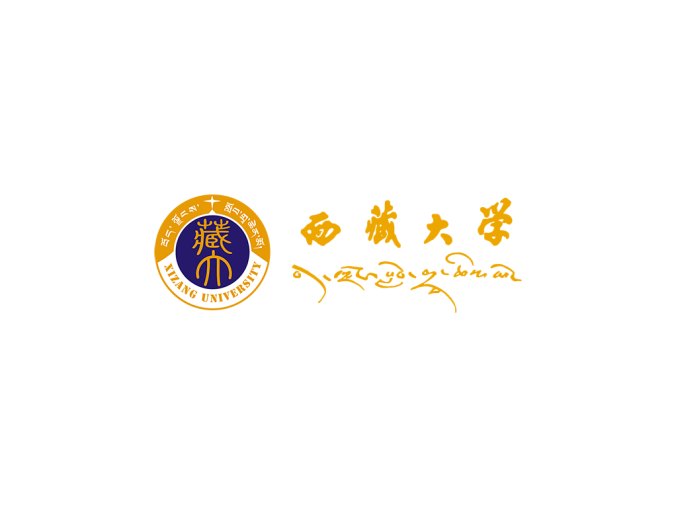 大学校徽系列：西藏大学标志矢量图