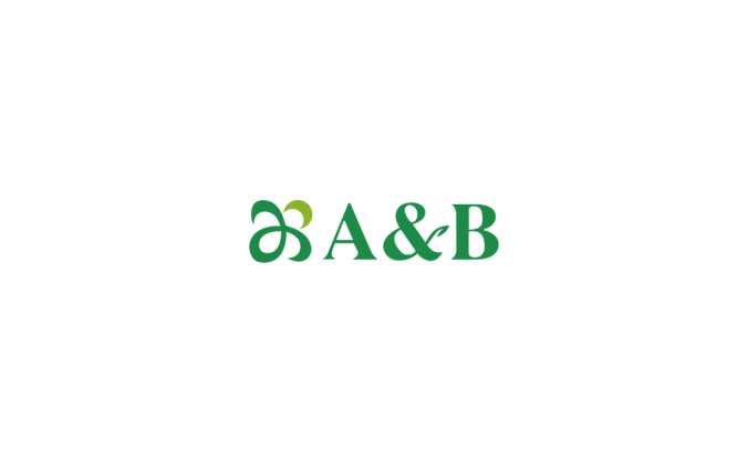 AB内衣标志矢量图