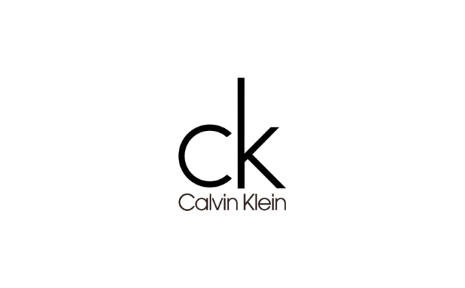 时装品牌CK(Calvin Klein)标志矢量图