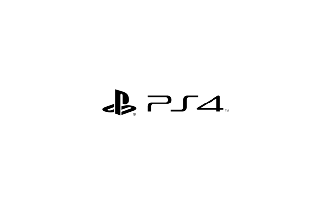 PS4游戏机标志矢量图