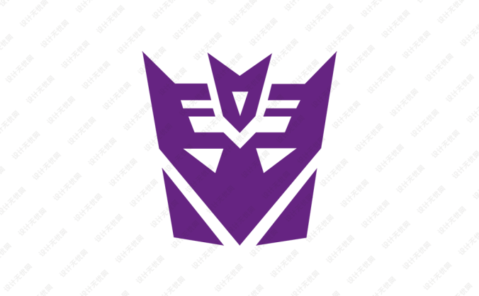 变形金刚狂派霸天虎logo标志矢量图
