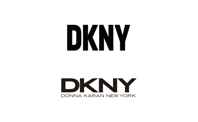时尚品牌DKNY标志矢量图