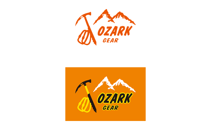 户外品牌ozark(奥索卡)标志矢量图