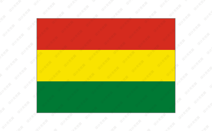 玻利维亚国旗矢量图
