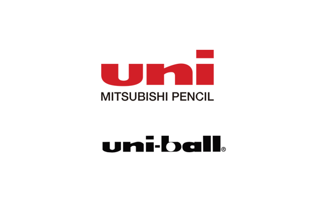 uni三菱铅笔logo标志矢量图