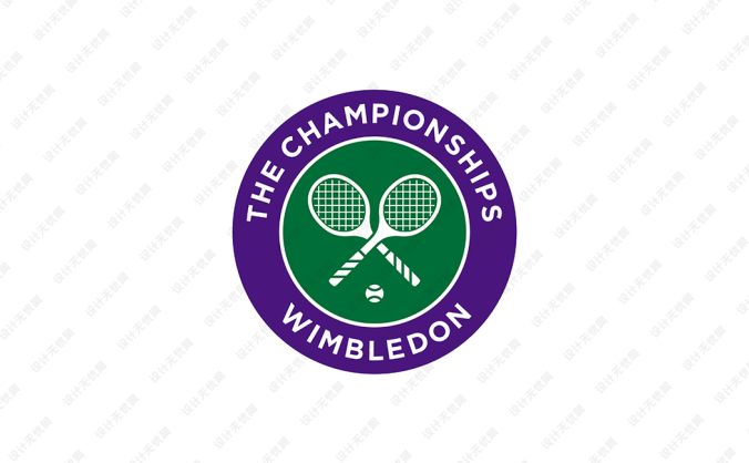 温布尔登网球锦标赛（Wimbledon Championships）logo标志矢量图