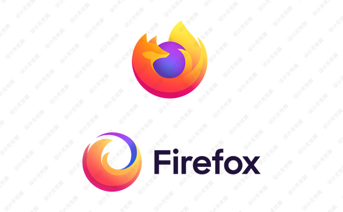 火狐Firefox浏览器标志矢量图