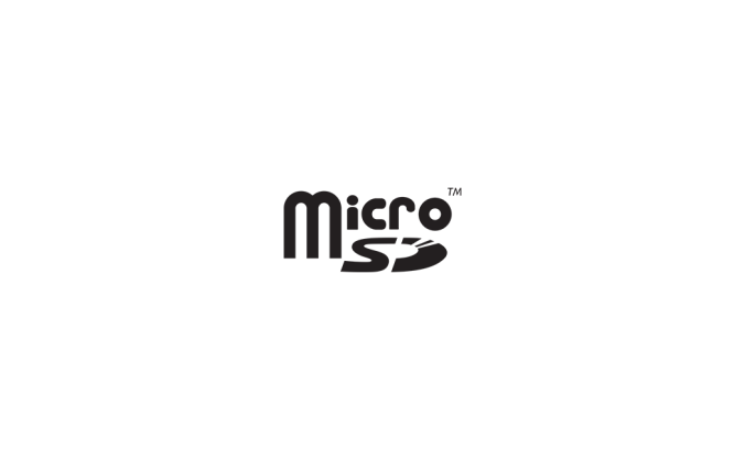 micro SD标志矢量图