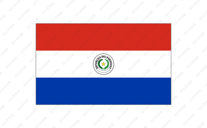 巴拉圭国旗矢量图