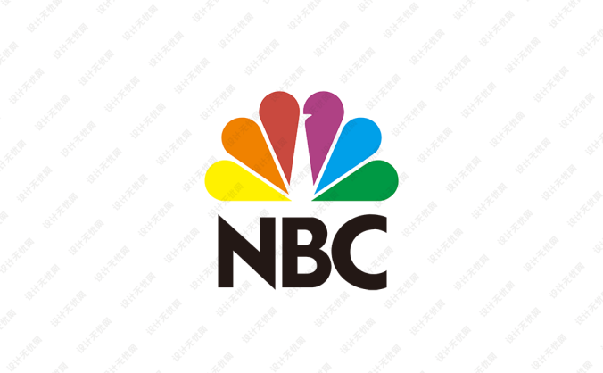 美国全国广播公司NBC标志矢量图