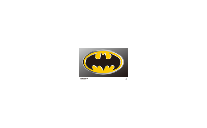 蝙蝠侠(Batman)标志矢量图