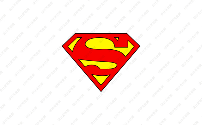 Superman超人logo矢量图