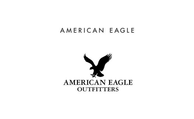 服装品牌美国鹰(American Eagle)标志矢量图