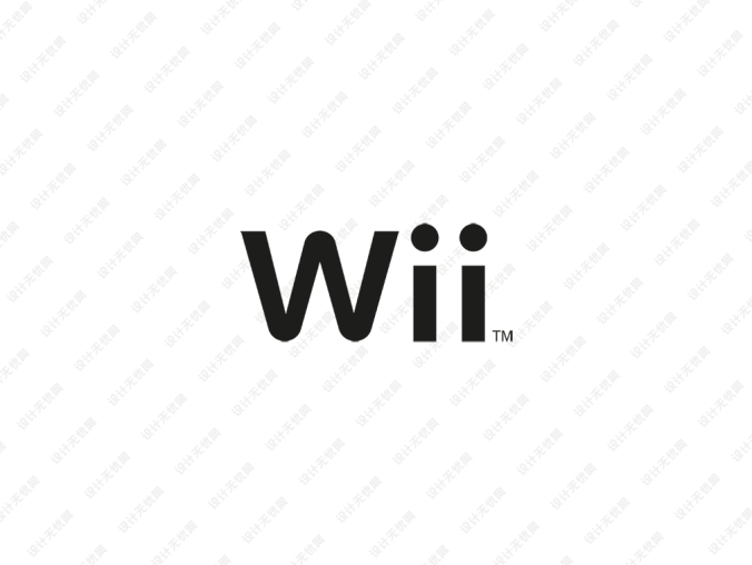 Wii游戏机logo标志矢量图
