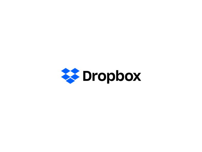 云存储Dropbox标志矢量图