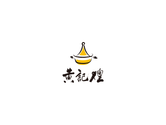 黄记煌logo标志矢量图