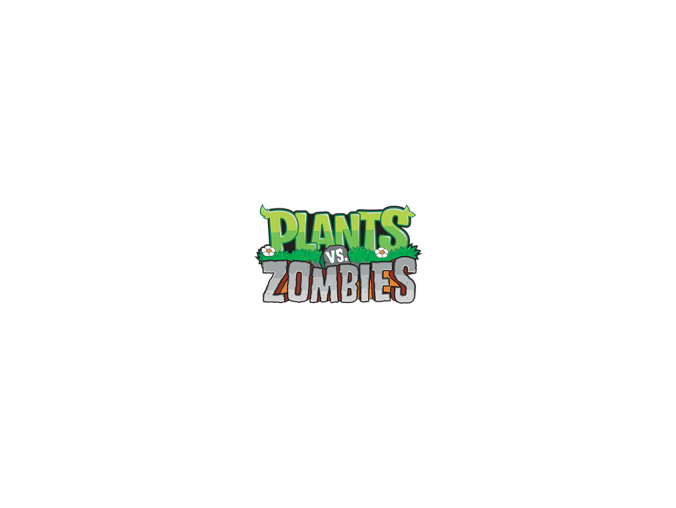 植物大战僵尸logo标志矢量图