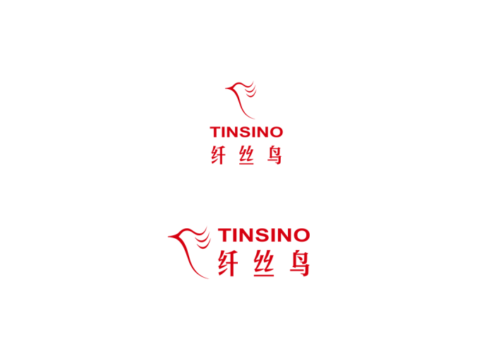 纤丝鸟logo标志矢量图