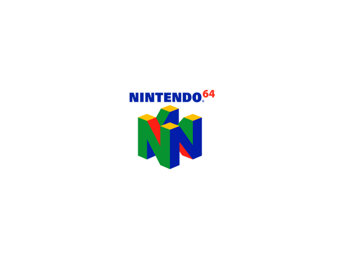 任天堂Nintendo 64游戏机logo矢量图